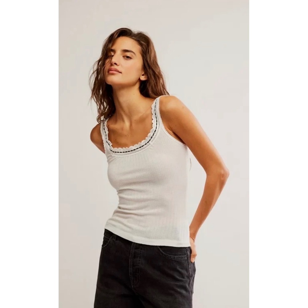 Free People Only You Tank White Size XS NWOT